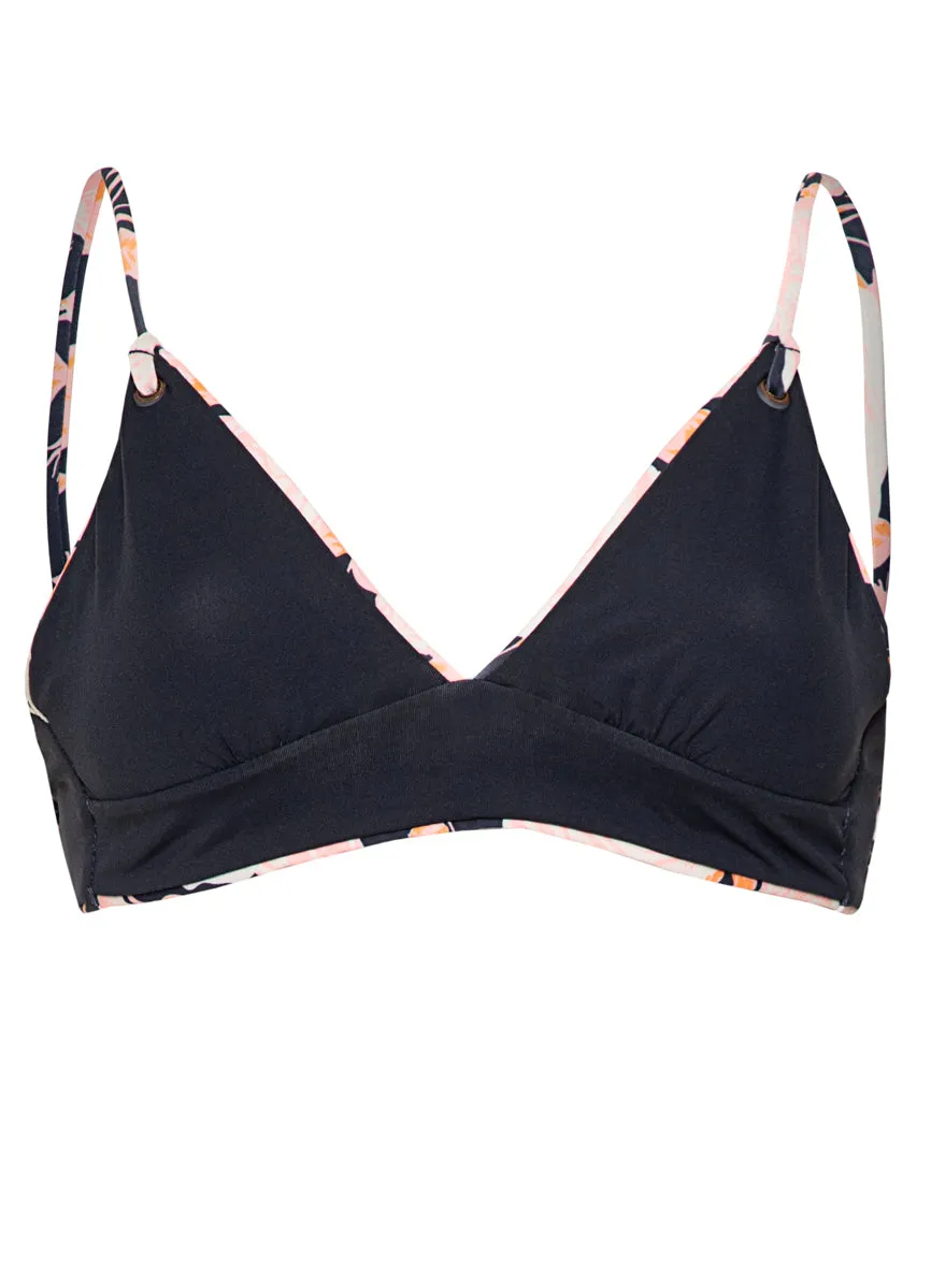 Maaji Rose Petals Copilot Long Line Triangle Bikini Top Maaji