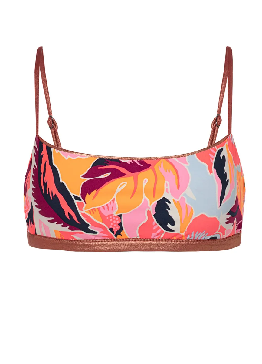 Maaji Rust Copper Cintra Classic Bralette Bikini Top Maaji