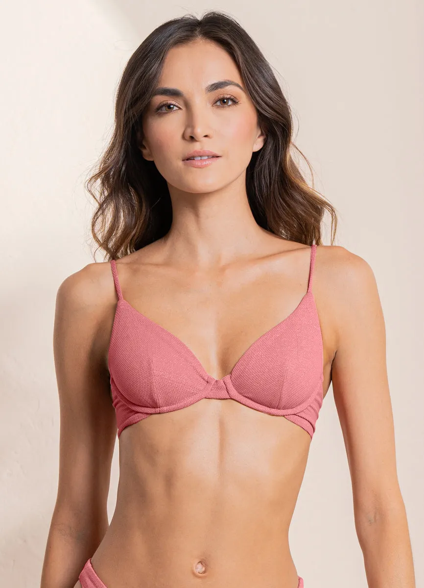 Maaji Salmonberry Dainty Underwire Bikini Top Maaji