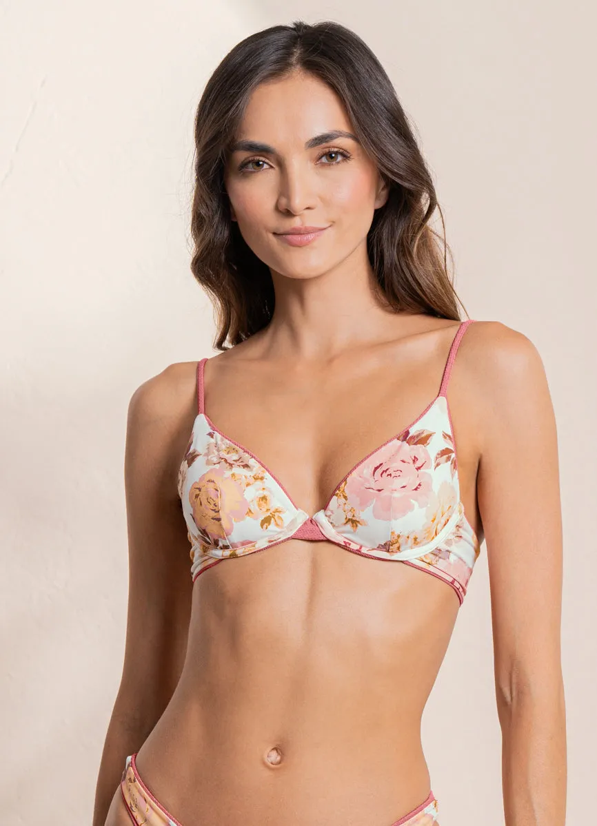 Maaji Salmonberry Dainty Underwire Bikini Top Maaji