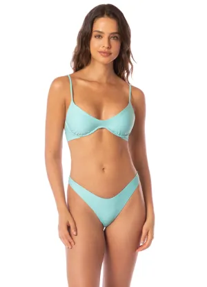 Maaji Sea Turquoise Irene Unmolded Underwire Bikini Top Maaji
