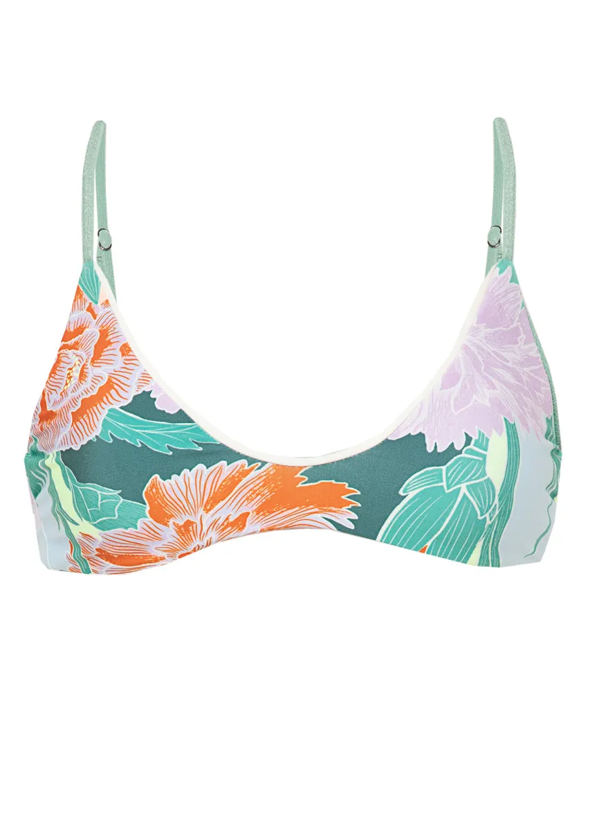 Maaji Shamrock Green Creta Classic Bralette Bikini Top Maaji