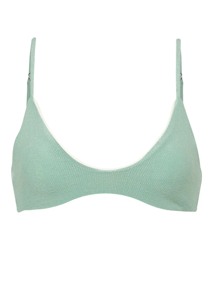 Maaji Shamrock Green Creta Classic Bralette Bikini Top Maaji