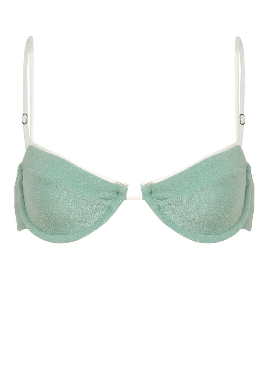 Maaji Shamrock Green Jupiter Underwire Bikini Top Maaji