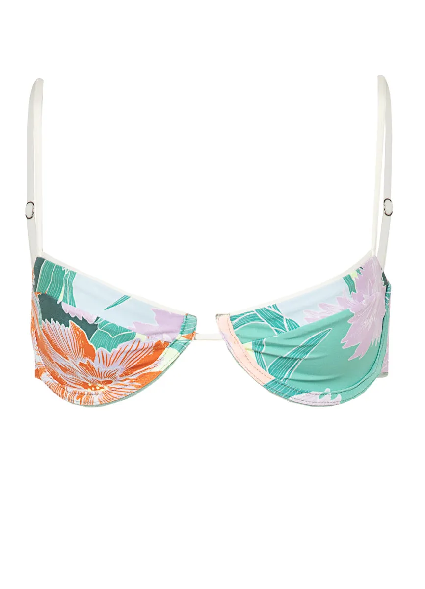 Maaji Shamrock Green Jupiter Underwire Bikini Top Maaji