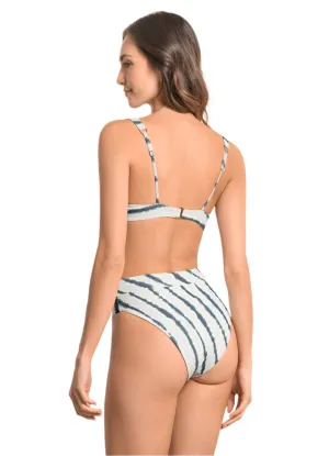 Maaji Shibori Suzy Q High Rise/High Leg Bikini Bottom Maaji