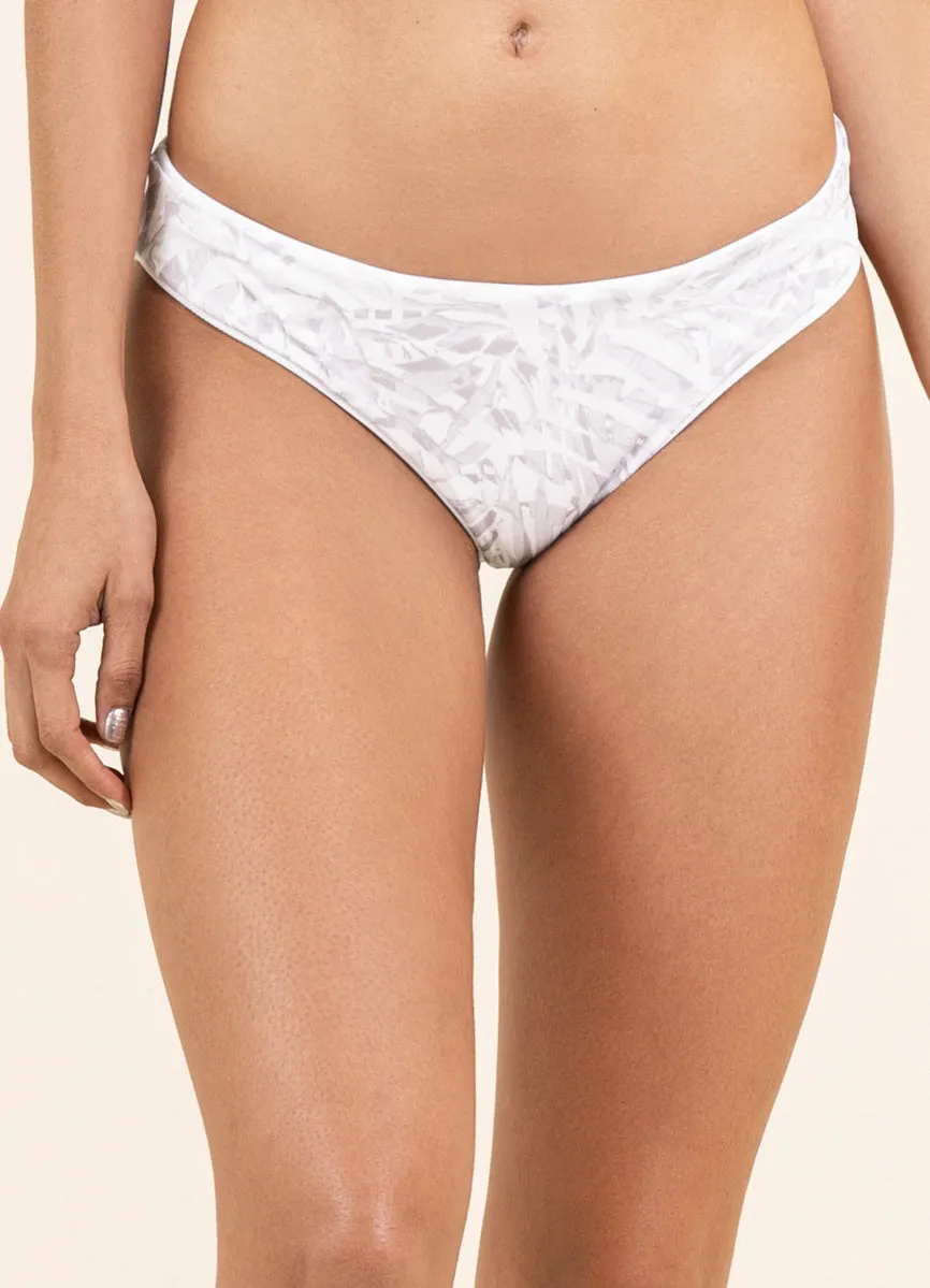 Maaji Simly White Journey Double V Bikini Bottom Maaji