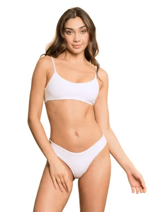 Maaji Simly White Lanai Sporty Bralette Bikini Top Maaji