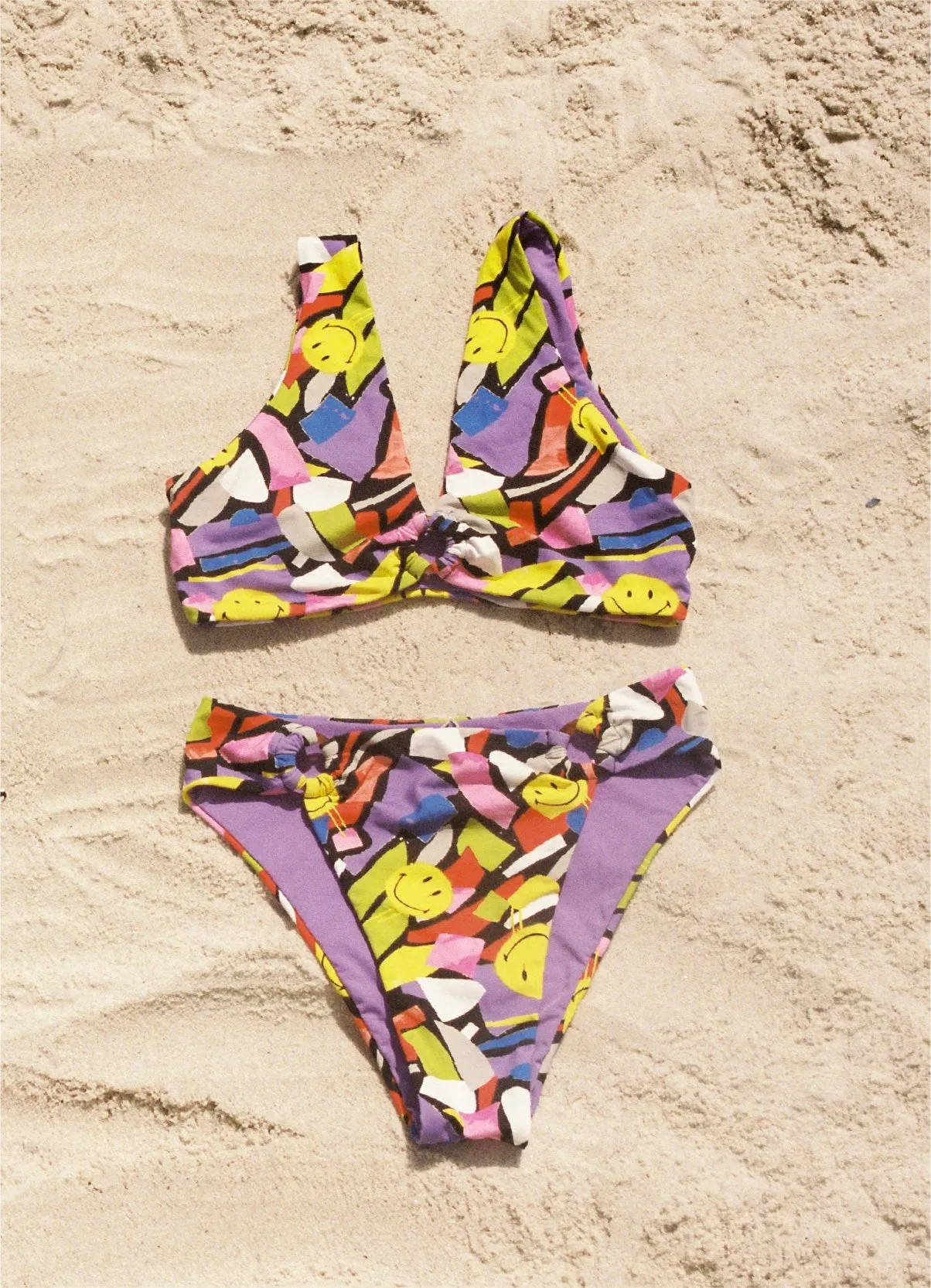 Maaji Smiledelic Adrianne High Rise/High Leg Bikini Bottom Maaji