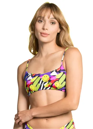 Maaji Smiledelic Kaney Sporty Bralette Bikini Top Maaji