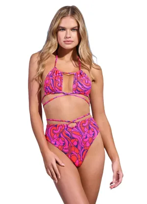 Maaji Spiral Sara Sliding Triangle Bikini Top Maaji