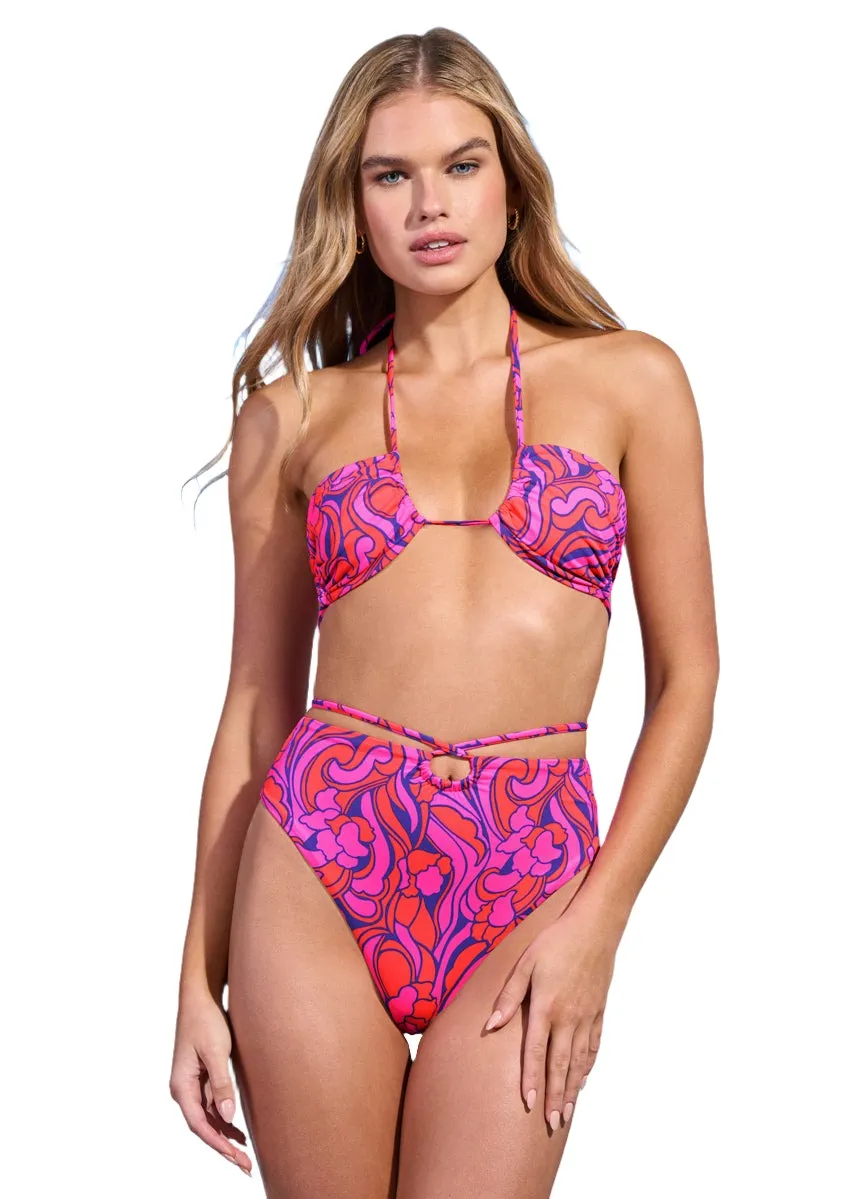 Maaji Spiral Sara Sliding Triangle Bikini Top Maaji