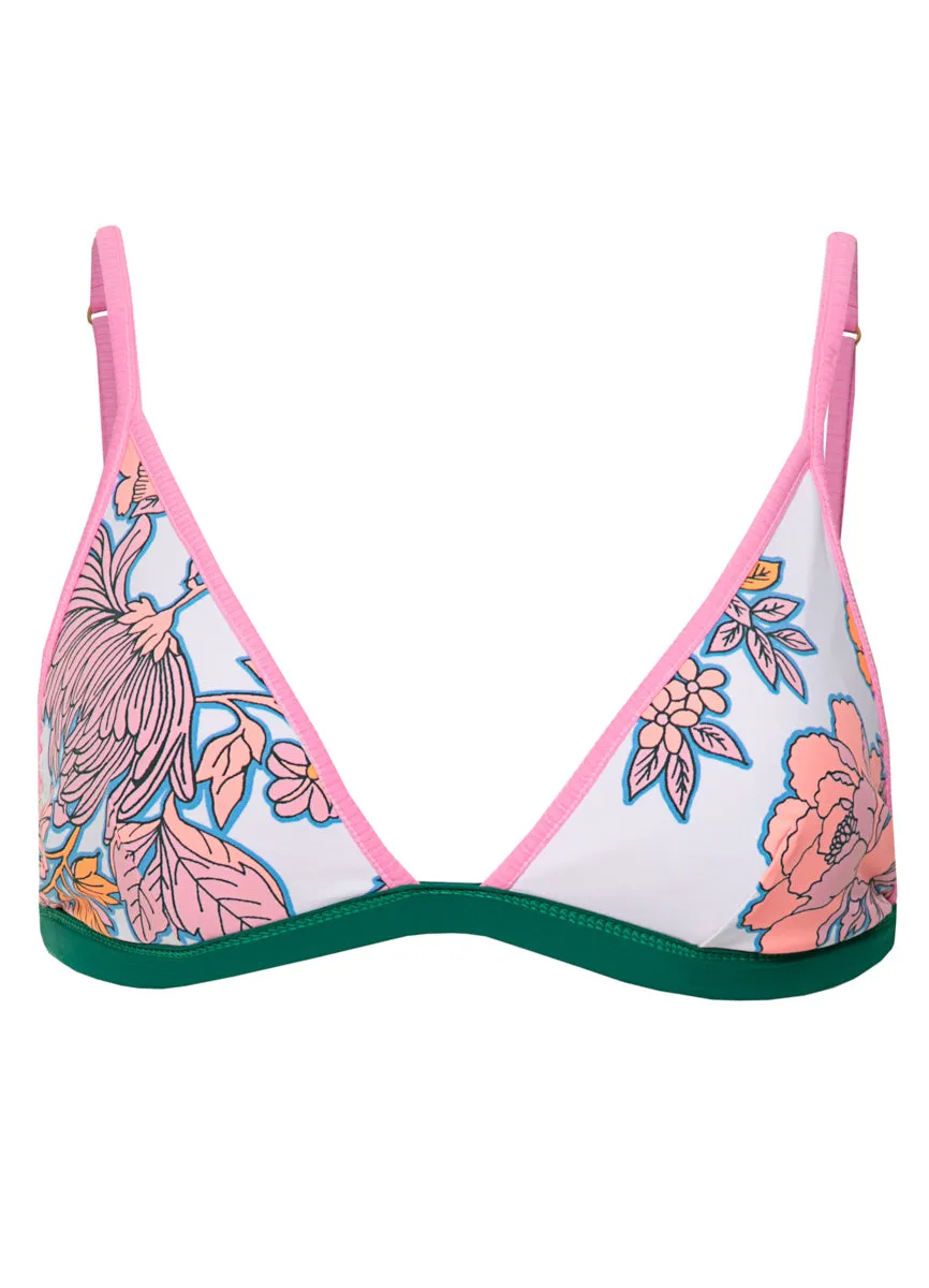 Maaji Strawberry Breeze Genuine Fixed Triangle Bikini Top Maaji