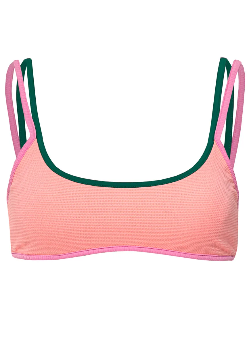 Maaji Strawberry Breeze Islay Sporty Bralette Bikini Top Maaji