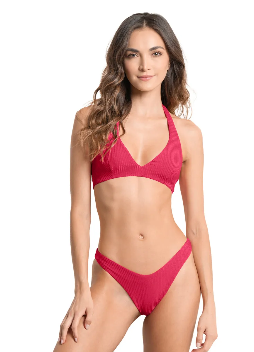 Maaji Strawberry Splendour High Leg Bikini Bottom Maaji