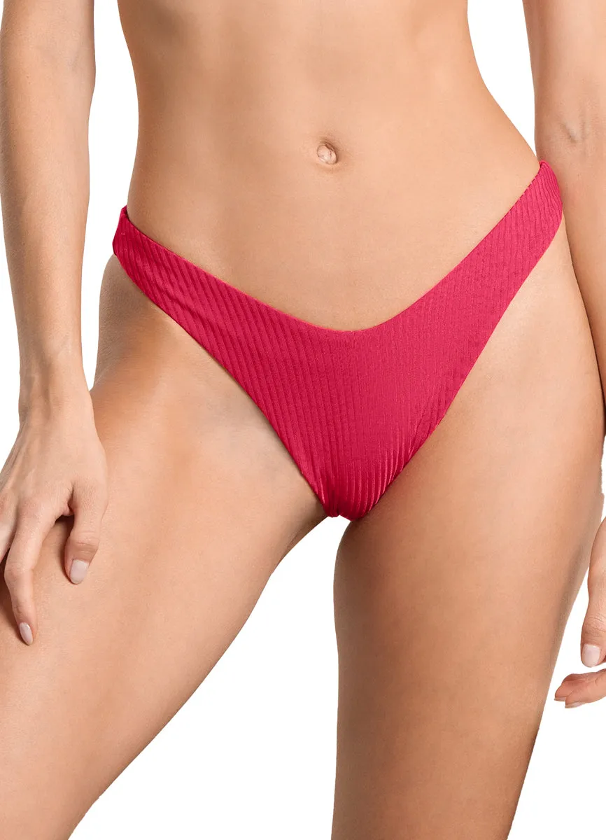 Maaji Strawberry Splendour High Leg Bikini Bottom Maaji