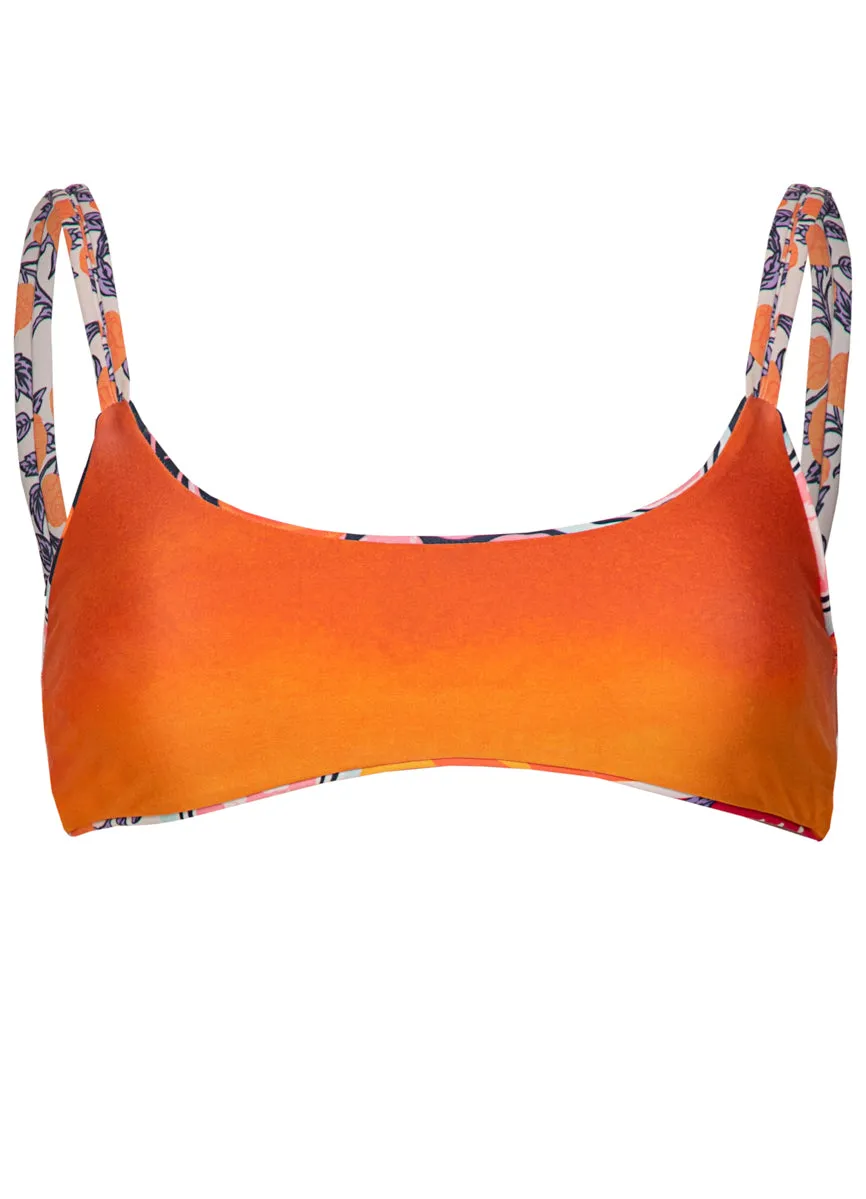 Maaji Sundance Pink Islay Sporty Bralette Bikini Top Maaji