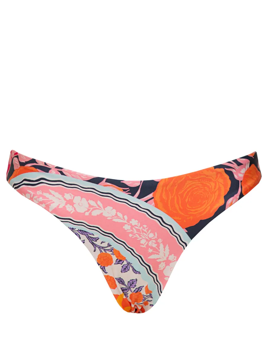 Maaji Sundance Pink Sublimity Regular Rise Classic Bikini Bottom Maaji