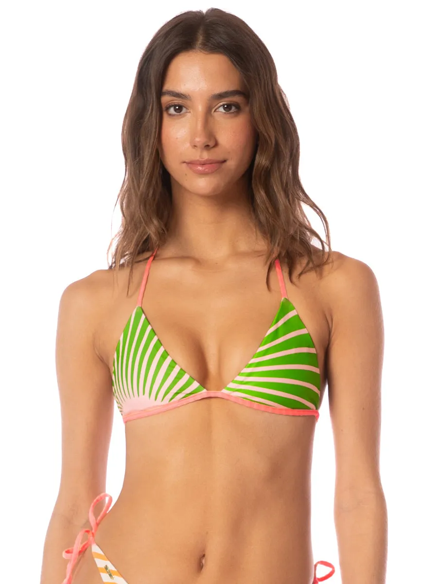 Maaji Sunrise Colada Nala Fixed Triangle Bikini Top Maaji