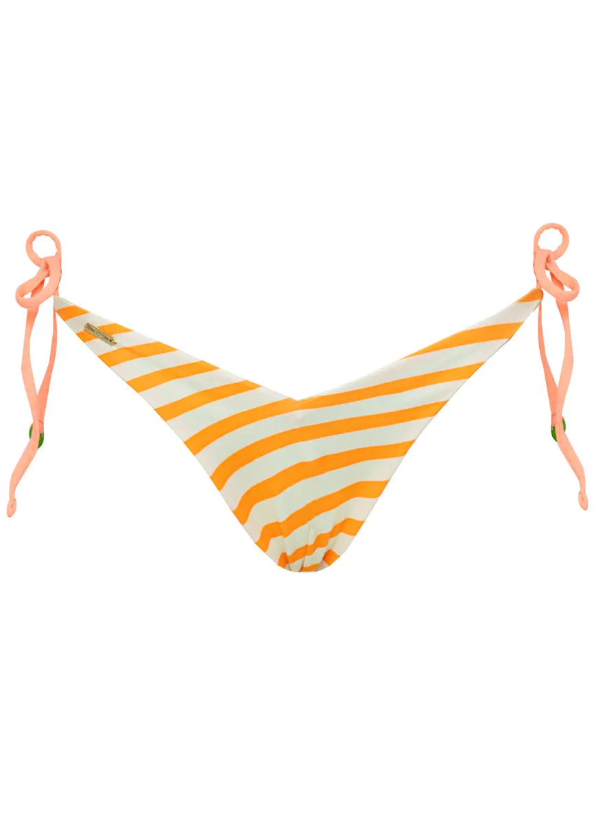 Maaji Sunrise Colada Sunshine Regular Rise Tie Side Bikini Bottom Maaji