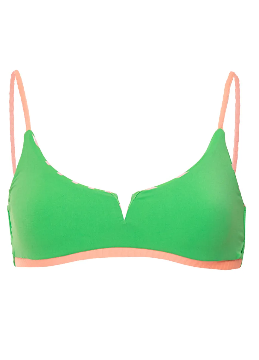 Maaji Sunrise Colada Victor V Wire Bralette Bikini Top Maaji