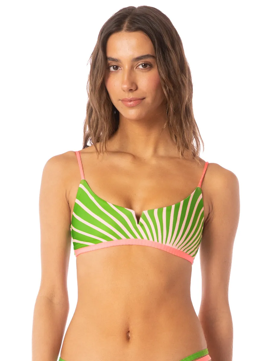 Maaji Sunrise Colada Victor V Wire Bralette Bikini Top Maaji