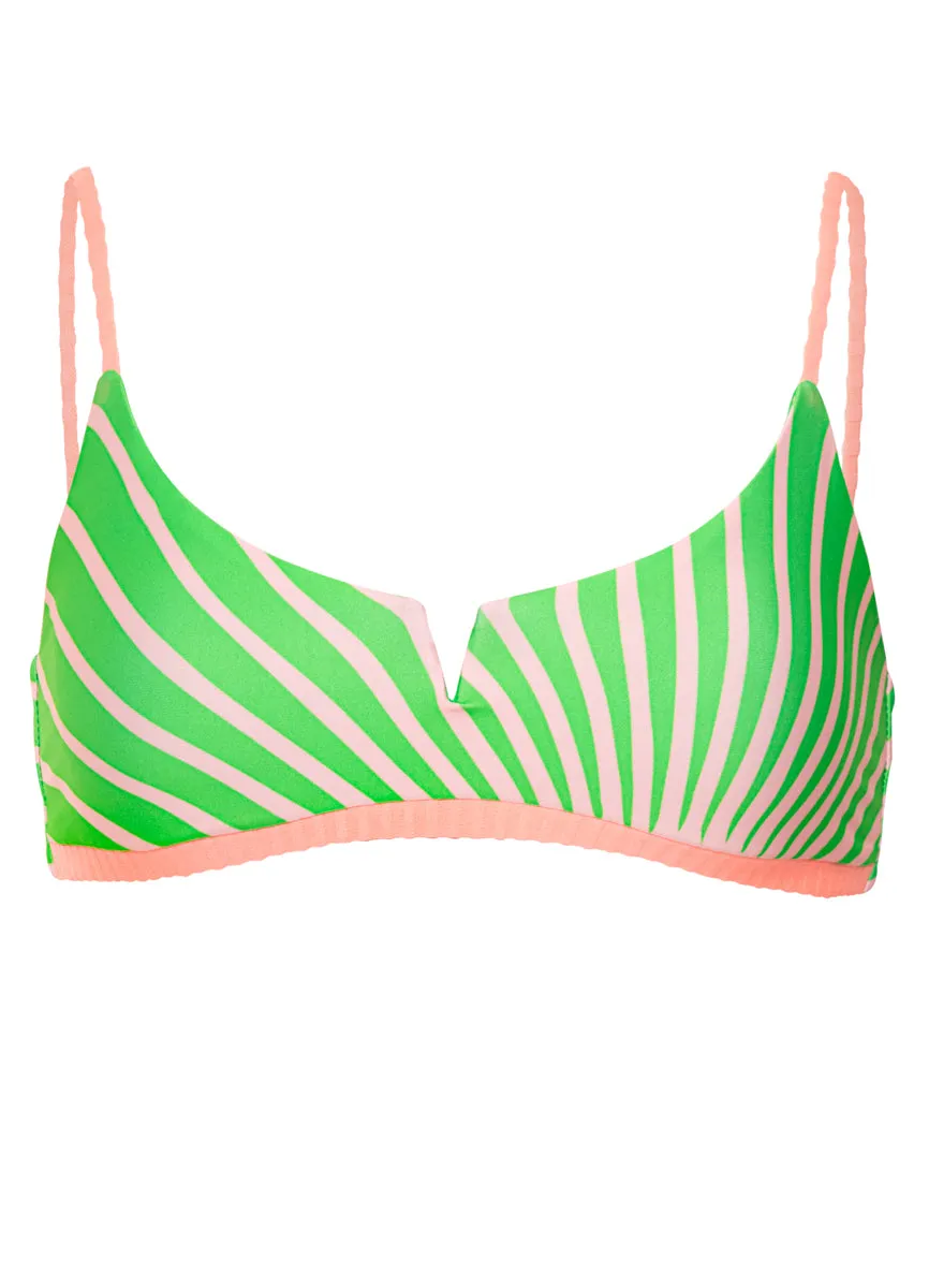Maaji Sunrise Colada Victor V Wire Bralette Bikini Top Maaji