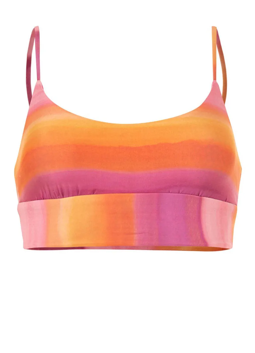 Maaji Sunrise Dye Dinna Sporty Bralette Bikini Top Maaji