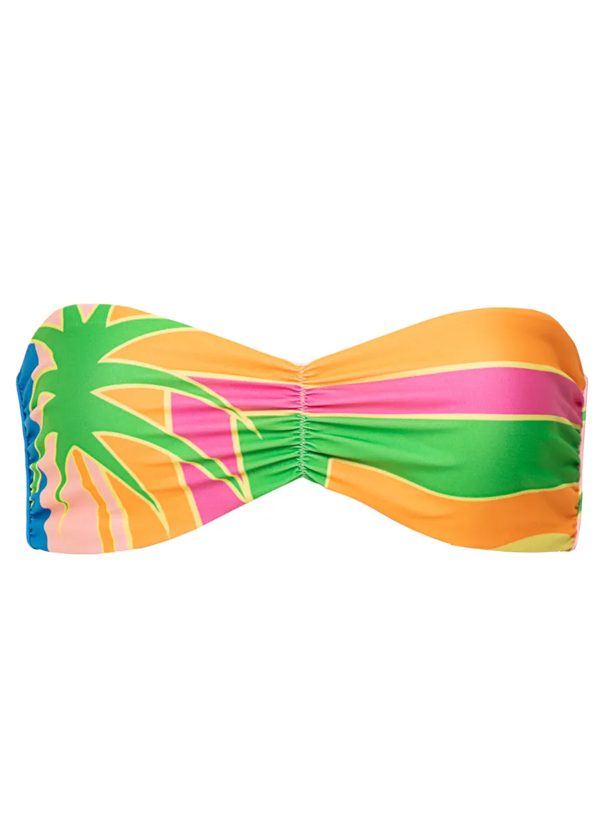 Maaji Sunrise Spritz Famed Strapless Bandeau Bikini Top Maaji