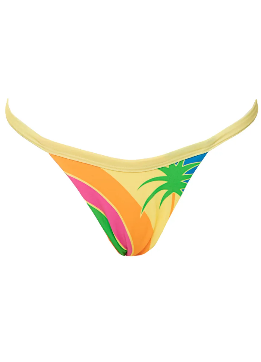 Maaji Sunrise Spritz Nusa Regular Rise Single Strap Bikini Bottom Maaji