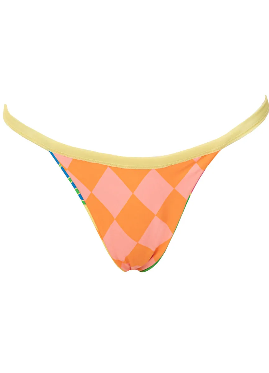 Maaji Sunrise Spritz Nusa Regular Rise Single Strap Bikini Bottom Maaji