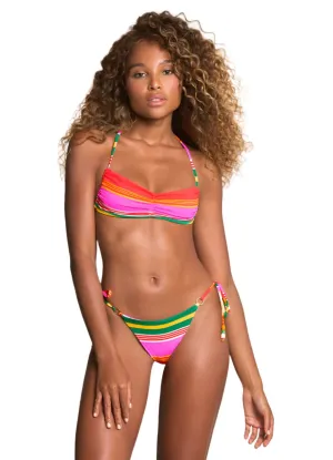 Maaji Sunset Stripe Selini Strapless Bandeau Bikini Top Maaji
