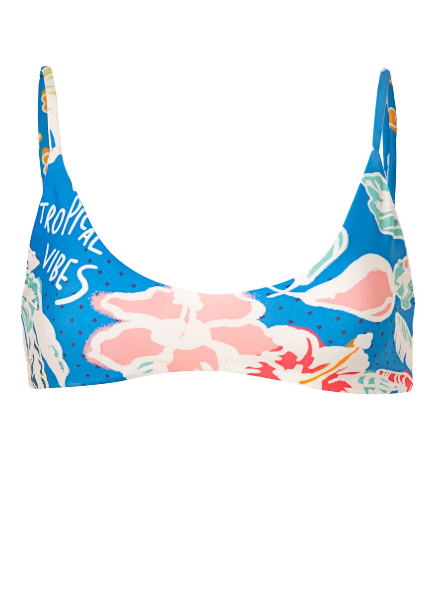 Maaji Tropical Bliss Liberties Classic Bralette Bikini Top Maaji