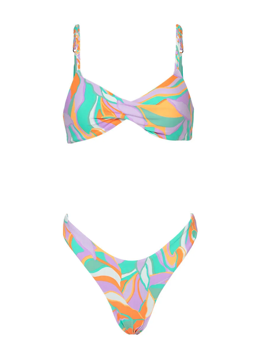 Maaji Urban Oasis Temis Twisted Bralette Bikini Top Maaji