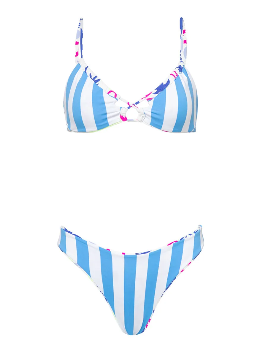 Maaji Venice Beach Kelly Loop Front Triangle Bikini Top Maaji