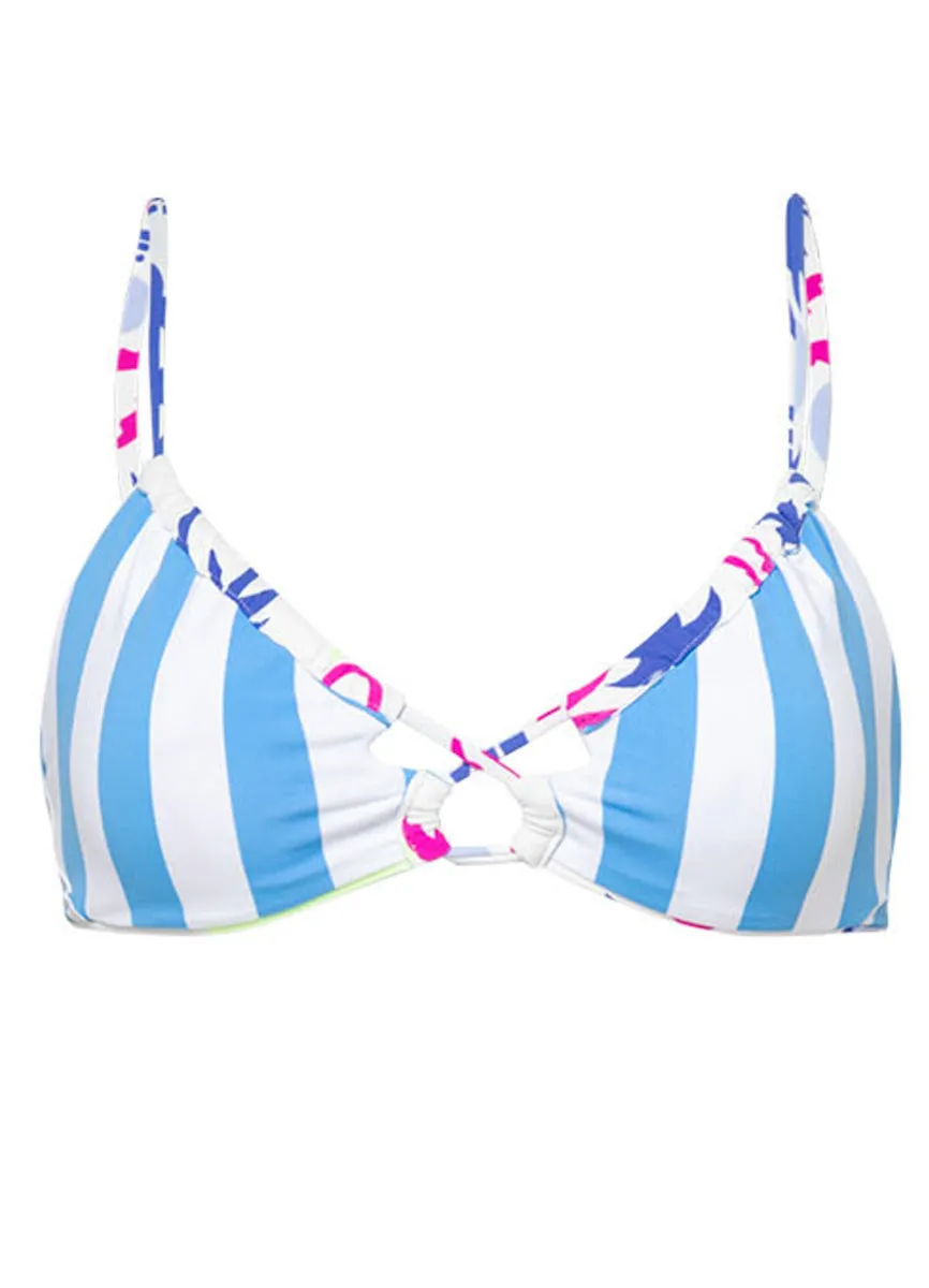 Maaji Venice Beach Kelly Loop Front Triangle Bikini Top Maaji