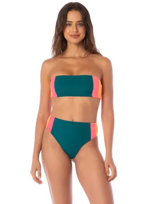 Maaji Verdant Breeze Nomad Strapless Bandeau Bikini Top Maaji