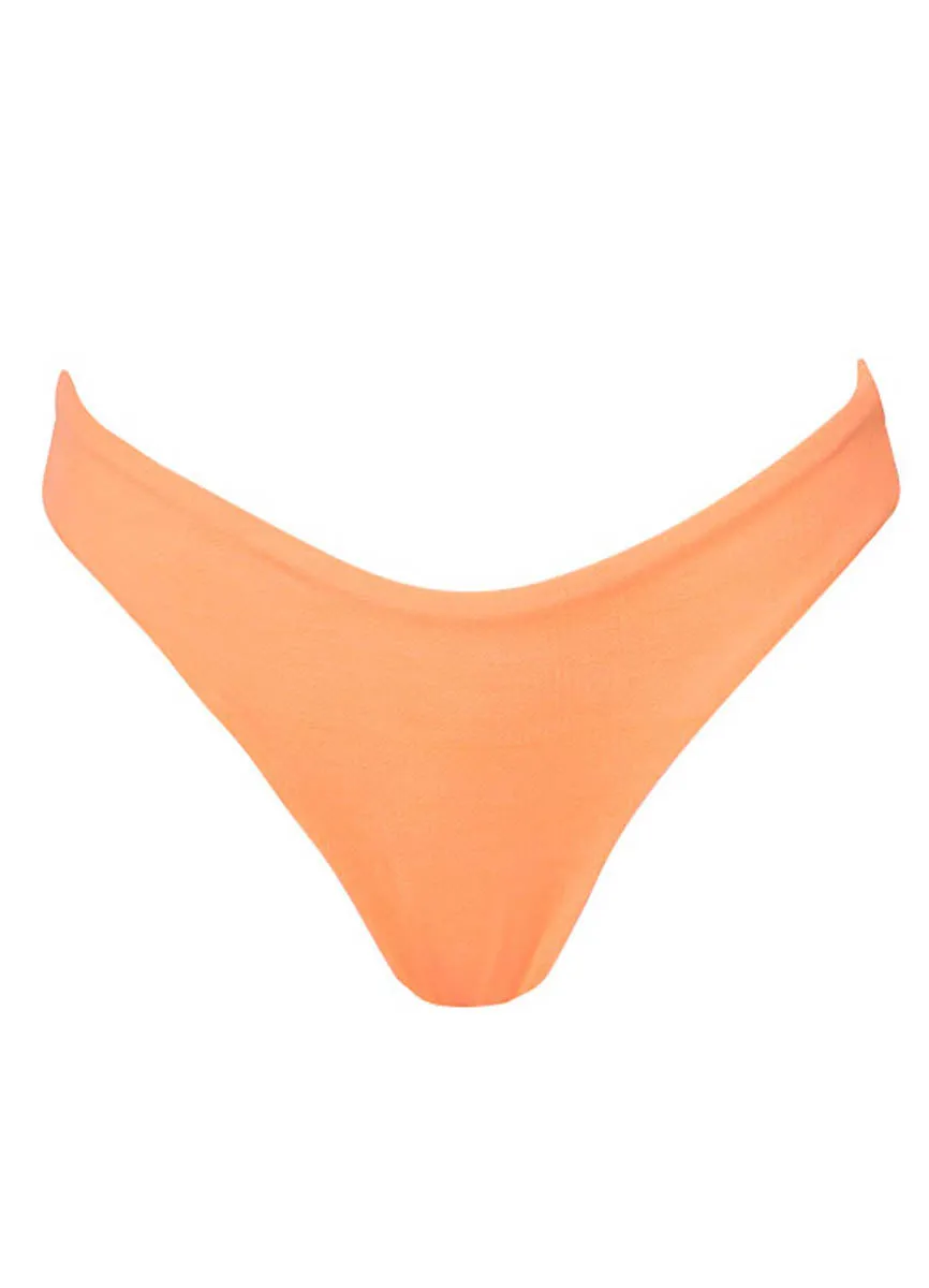 Maaji Vibrant Apricot Sublimity Regular Rise Classic Bikini Bottom Maaji