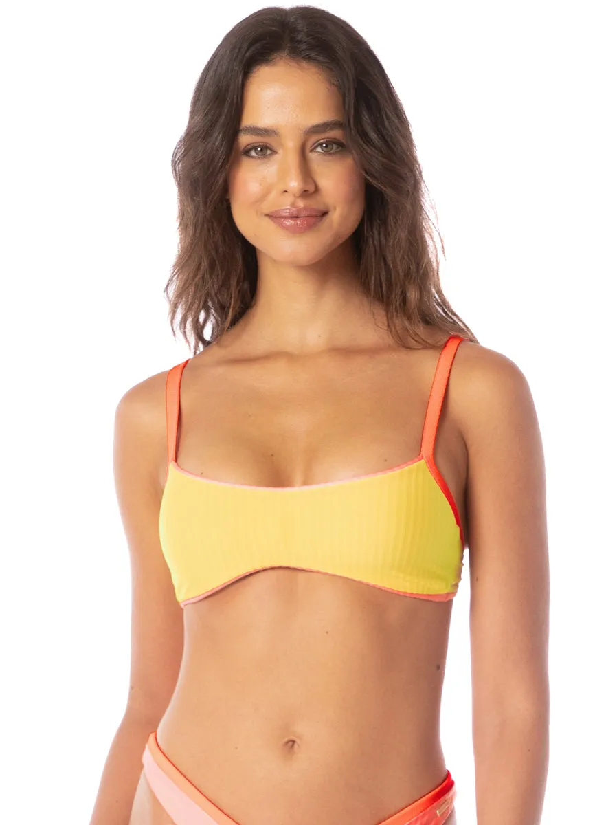Maaji Watermelon Daiquiri La Sporty Bralette Bikini Top Maaji