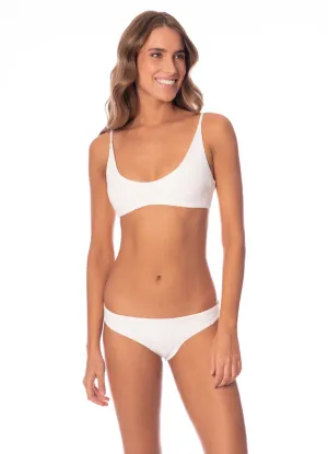 Maaji Zebra Frost Blush Classic Bralette Bikini Top Maaji
