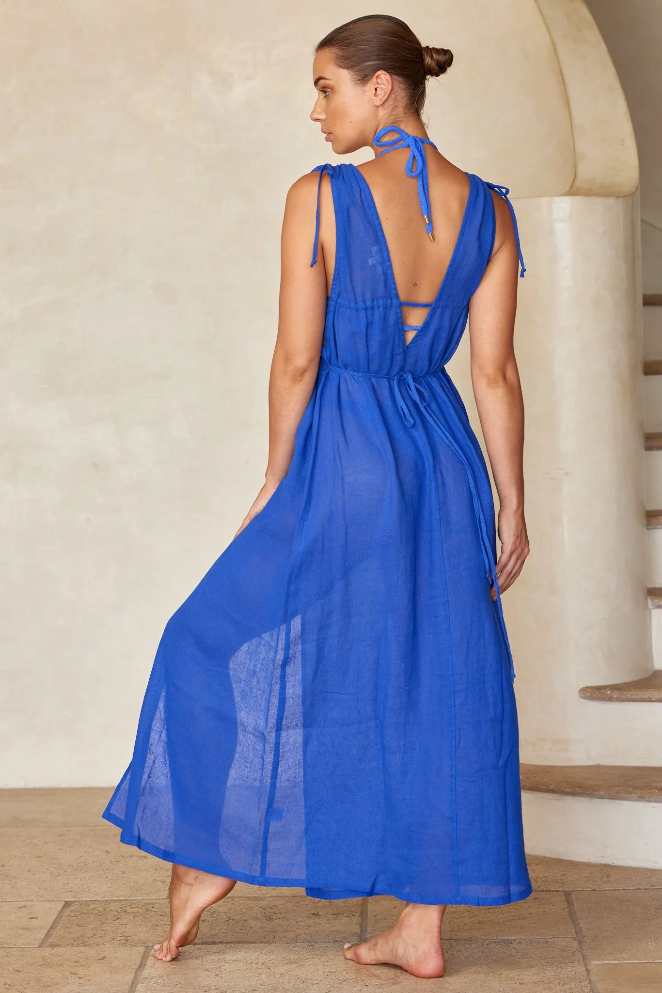 Mallorca Dress - Cobalt Monday Swimwear