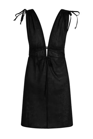 Mallorca Mini Dress - Black Monday Swimwear