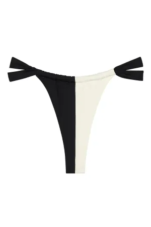 Malta Bottom - Black/Ivory Monday Swimwear