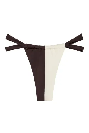 Malta Bottom - Espresso/Ivory Monday Swimwear