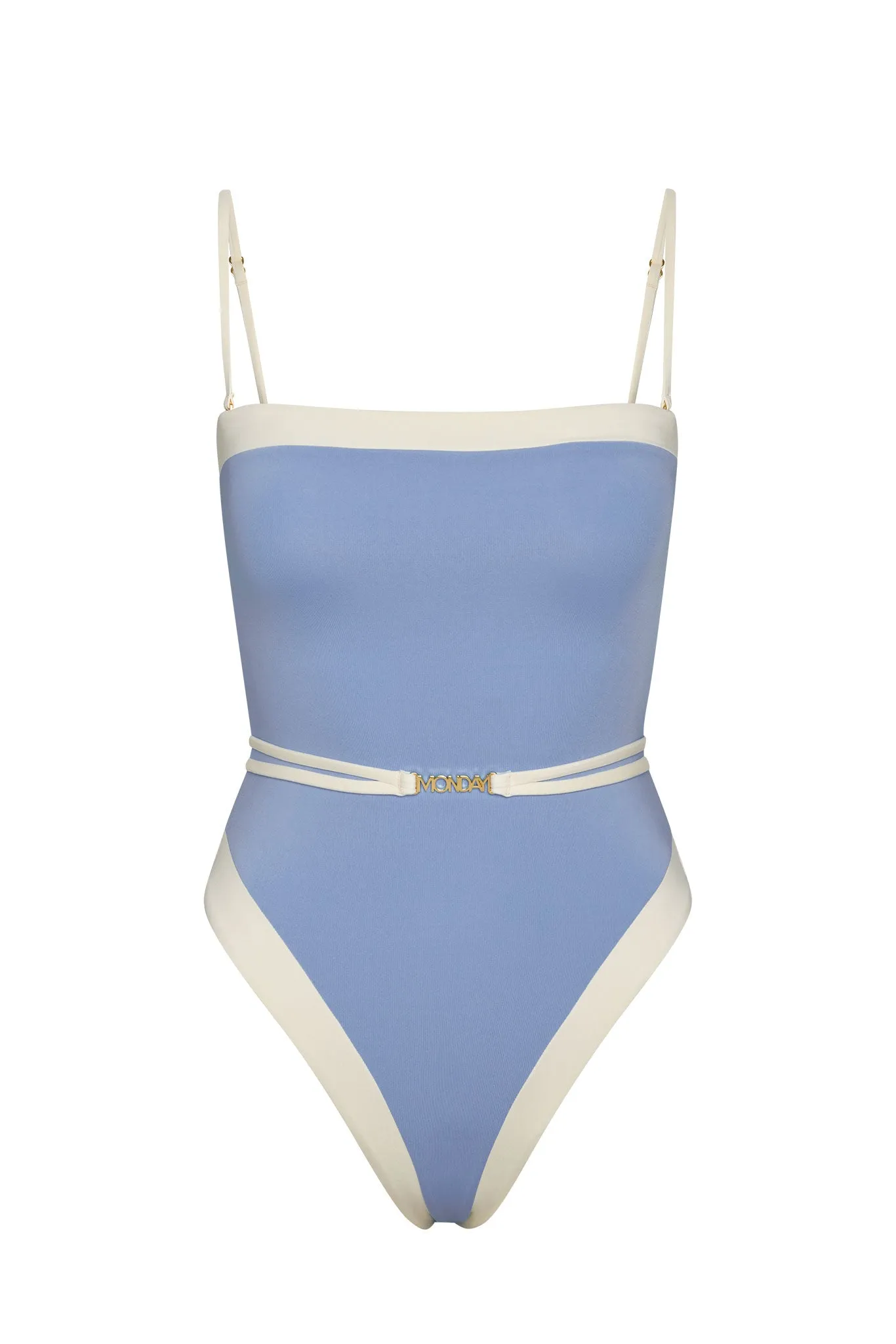 Miami One Piece - Azure/Ivory Monday Swimwear
