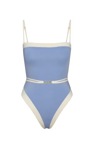 Miami One Piece - Azure/Ivory Monday Swimwear