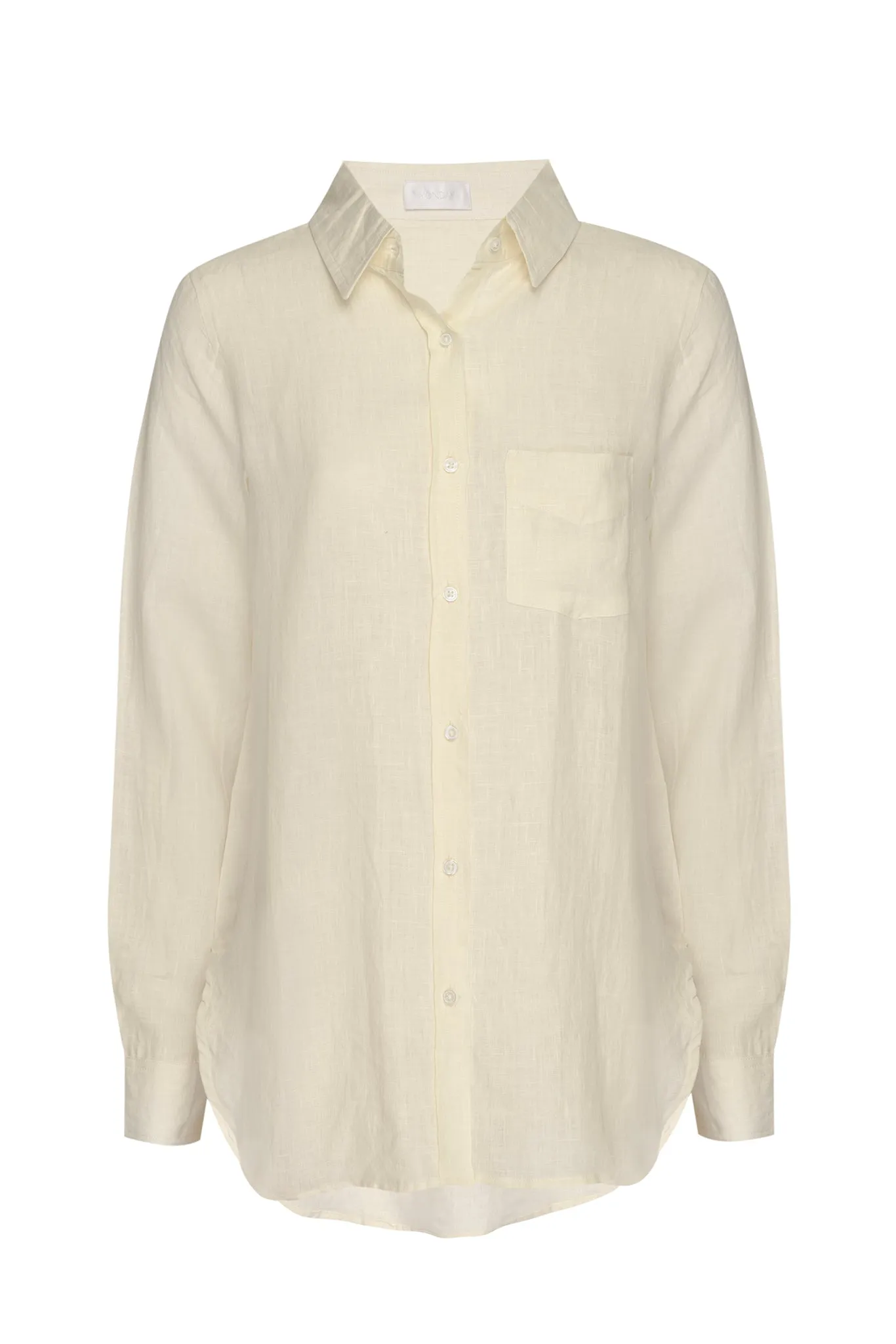 Monaco Linen Shirt - Ivory Monday Swimwear