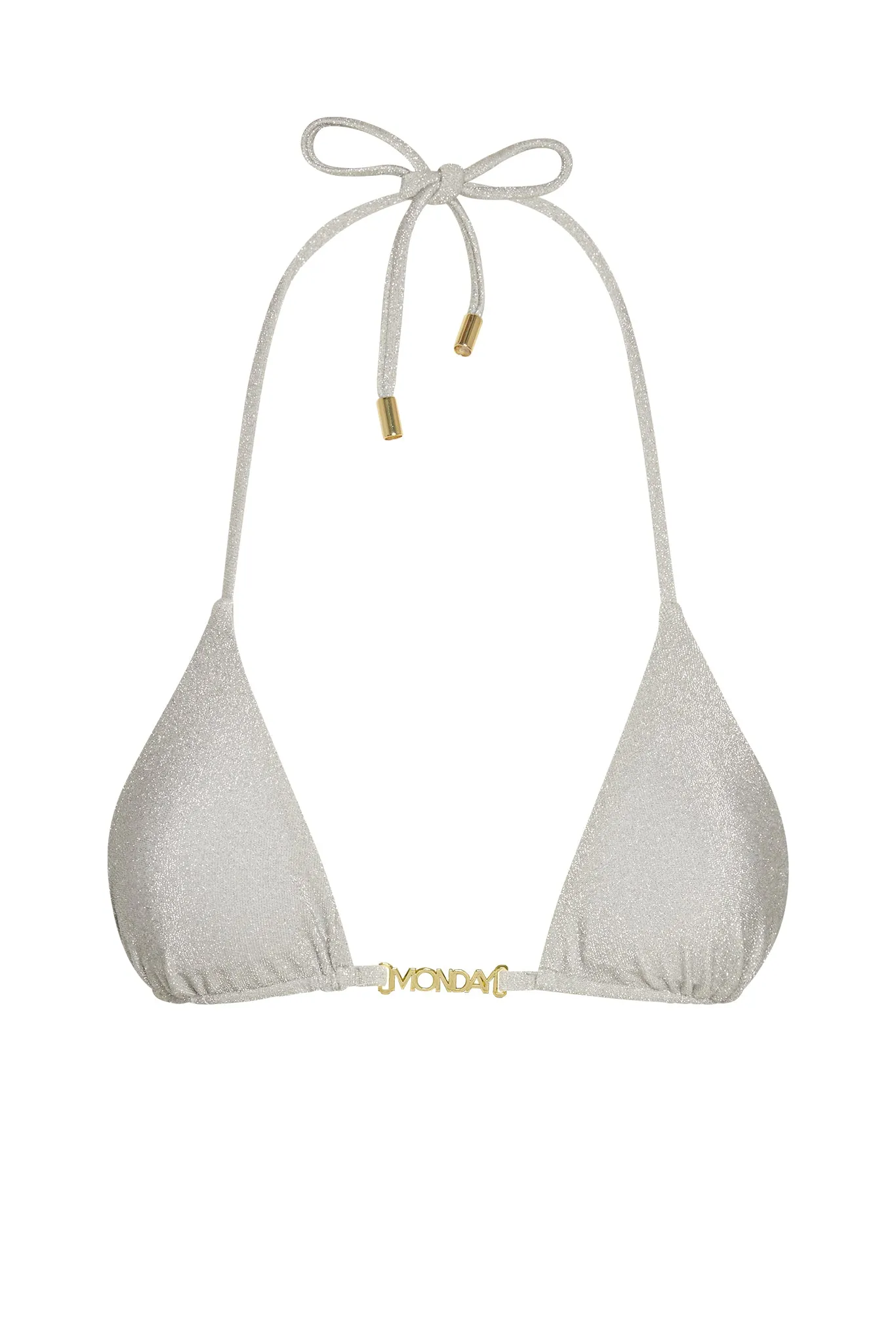 Monday Top - Soft Silver Shimmer Monday Swimwear