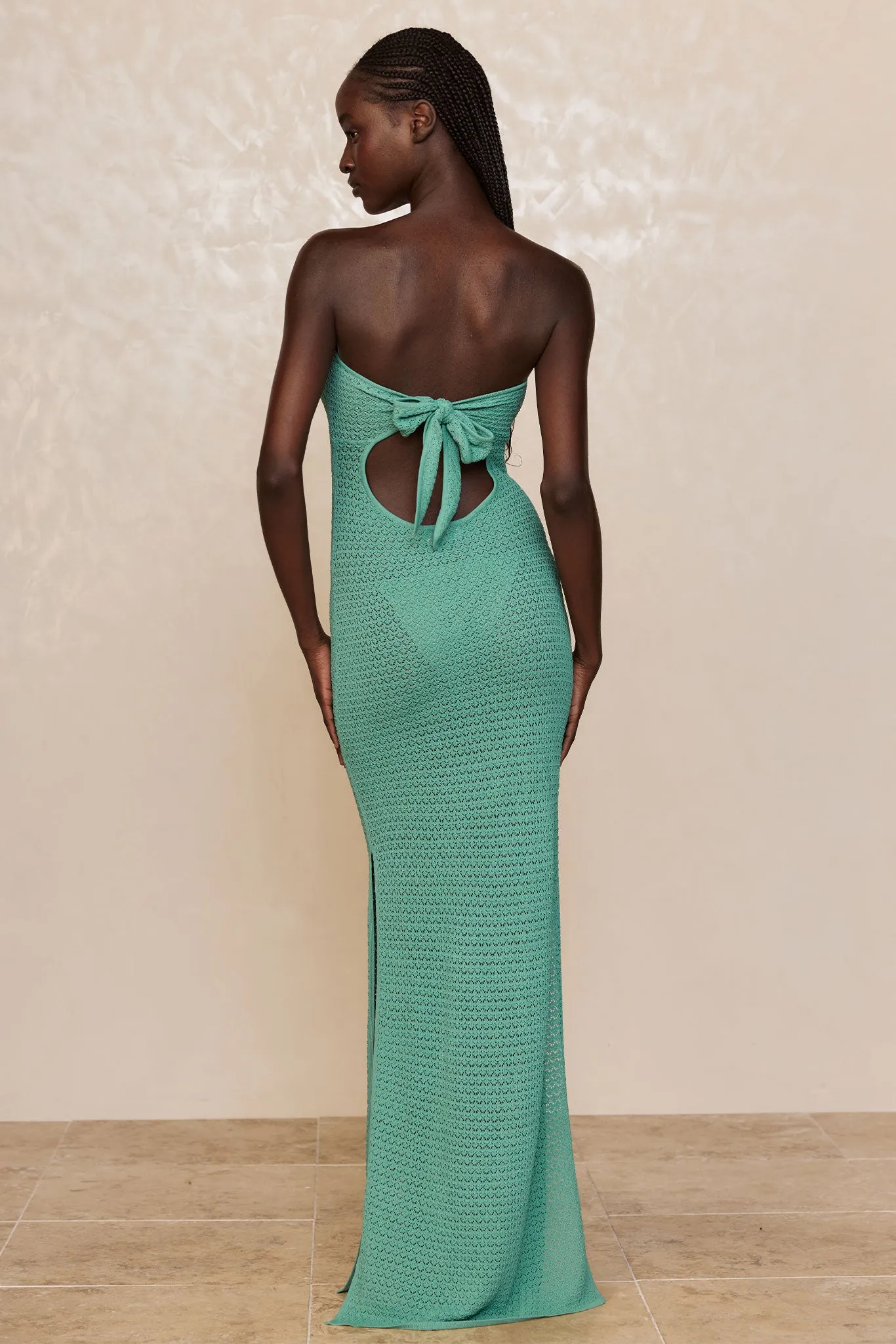 Montego Bandeau Dress - Pond Lace Crochet Monday Swimwear
