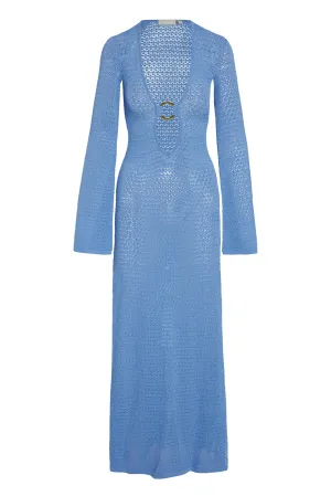 Montego Dress - Azure Lace Crochet Monday Swimwear